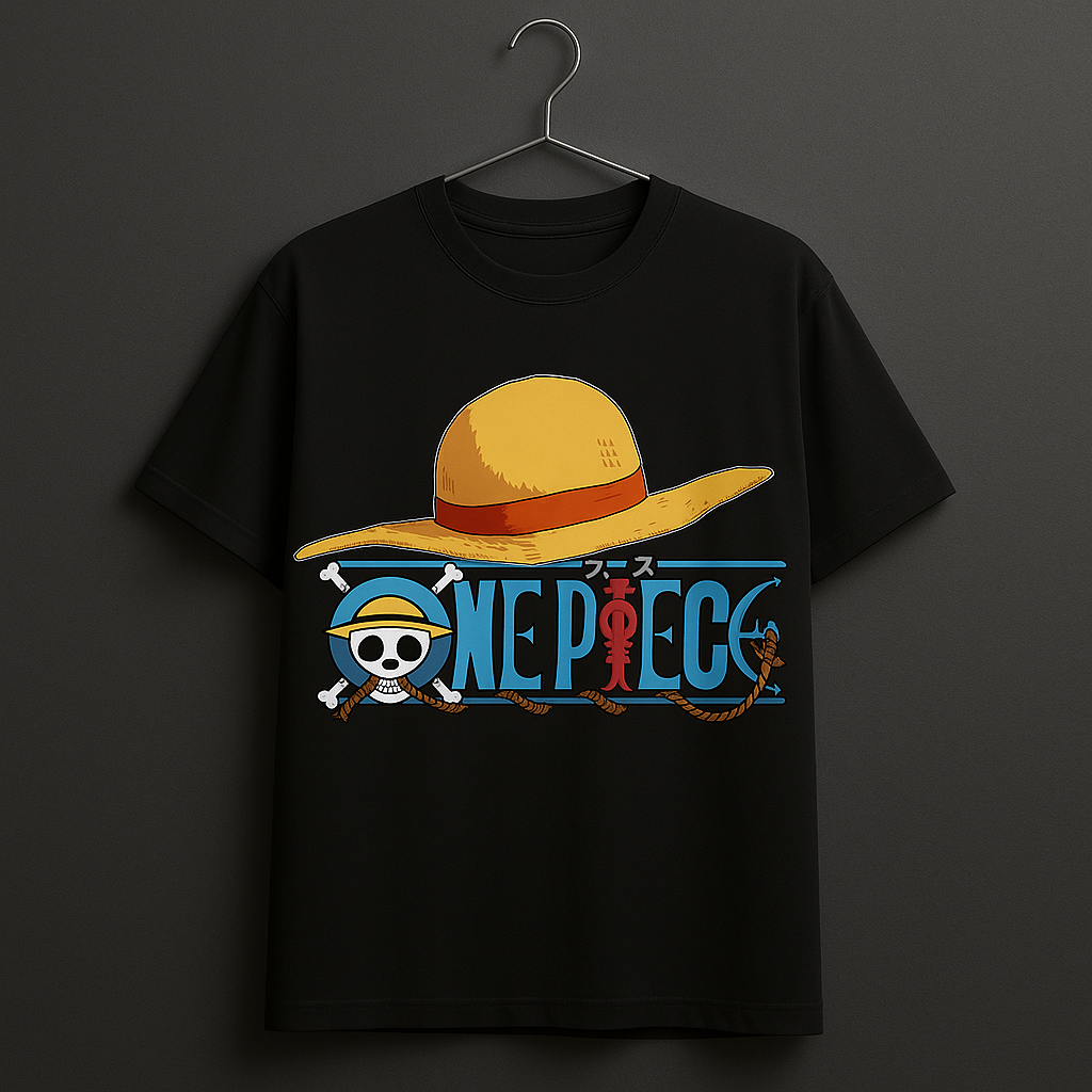 One Piece Legacy – Straw Hat Pirate Symbol T-Shirt (Anime Edition)