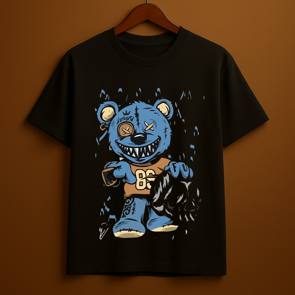 Savage Stitches – Psycho Teddy Graphic Tee