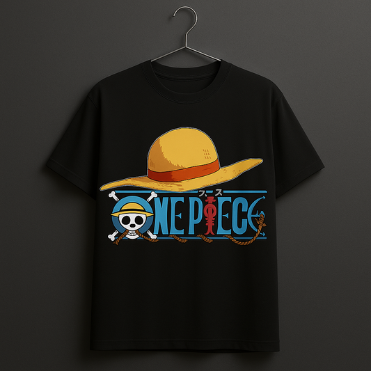 One Piece Legacy – Straw Hat Pirate Symbol T-Shirt (Anime Edition)
