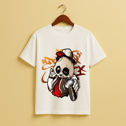Graffiti Panda – Street Artist Vibe Unisex Graphic Tee